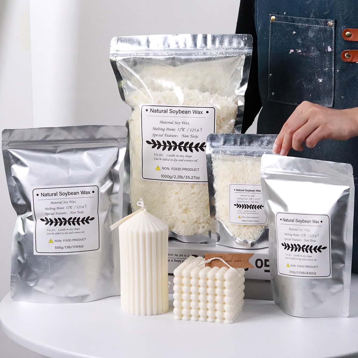 Soy Wax Pillar Blend - 500 г/1 кг натуральный соевый воск