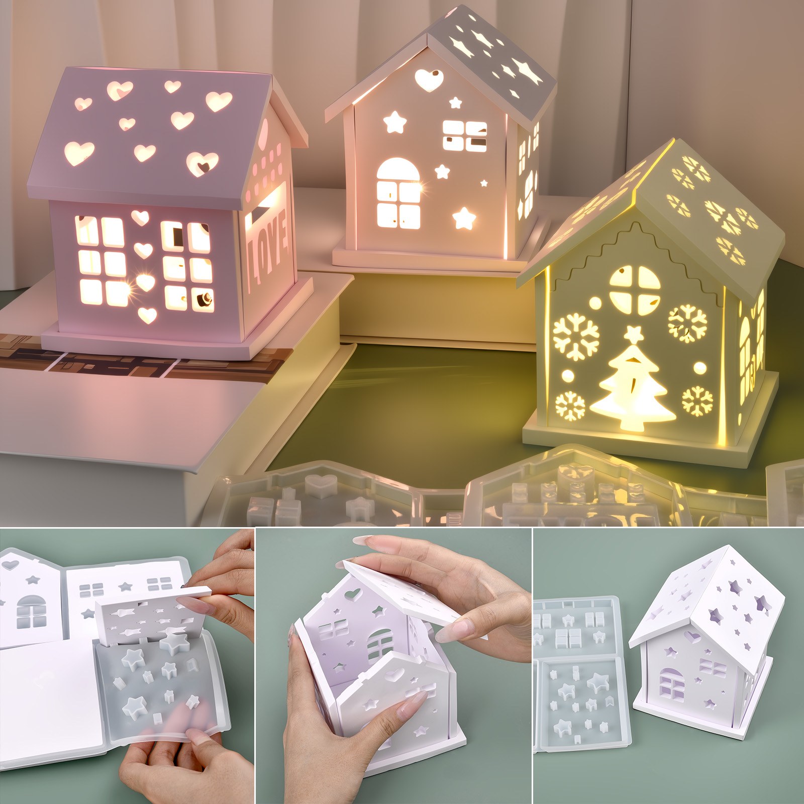 Candle Making Class - 3D силиконовая форма для дома, сделай