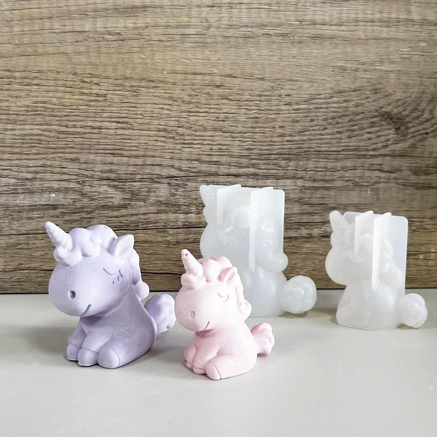 Candle Making Class - 3D геометрическая силиконовая форма для единорога,