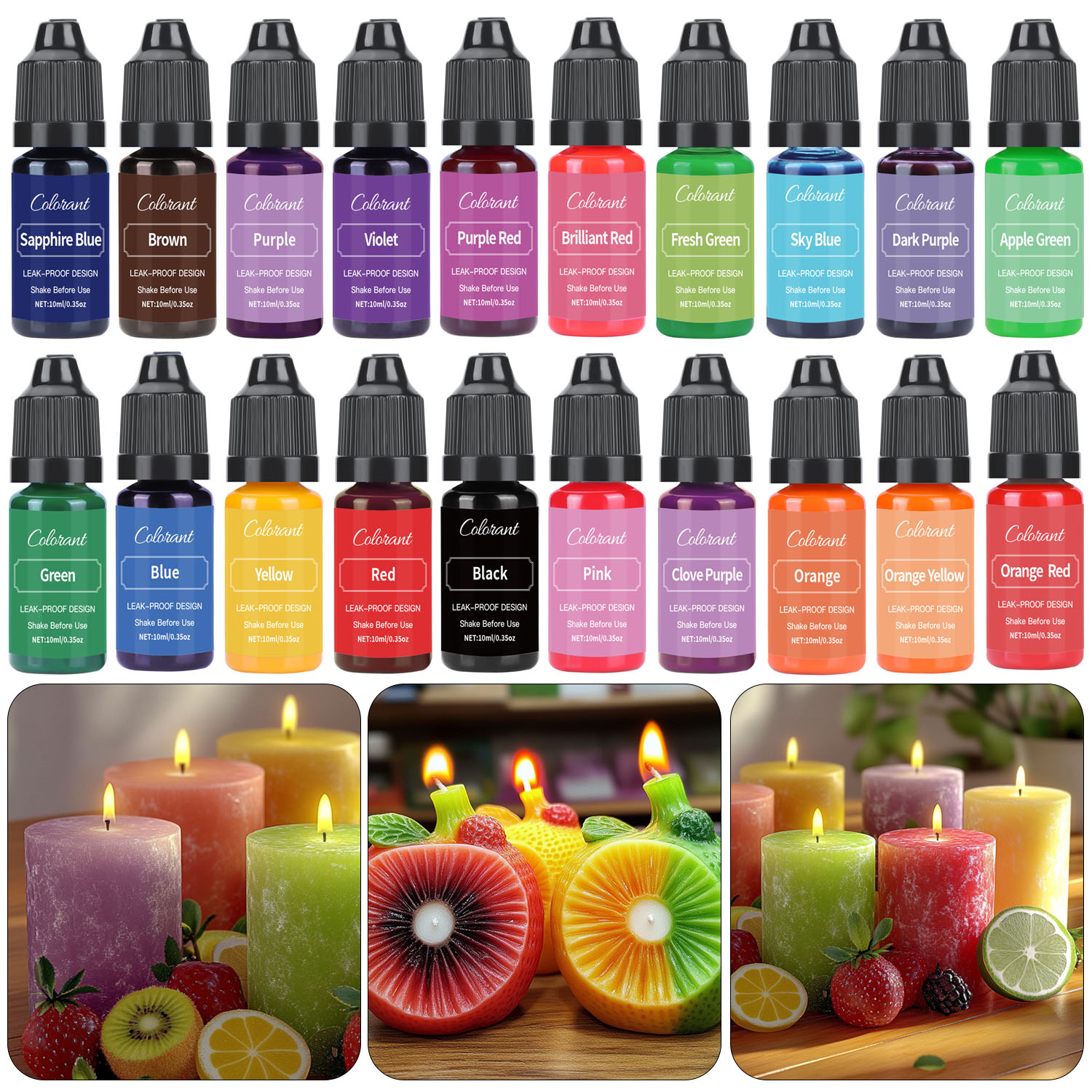 Soy Wax Pillar Blend - Жидкая свечная краска для изготовления свечей