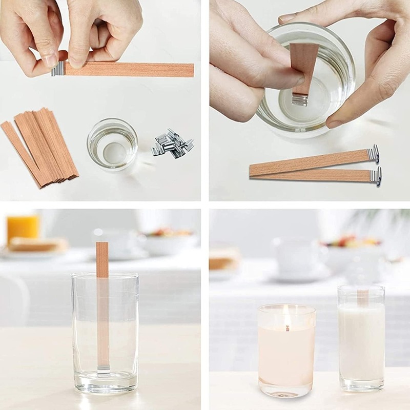 Натуральные деревянные фитили  – обзор и цена Soy Wax Pillar Blend