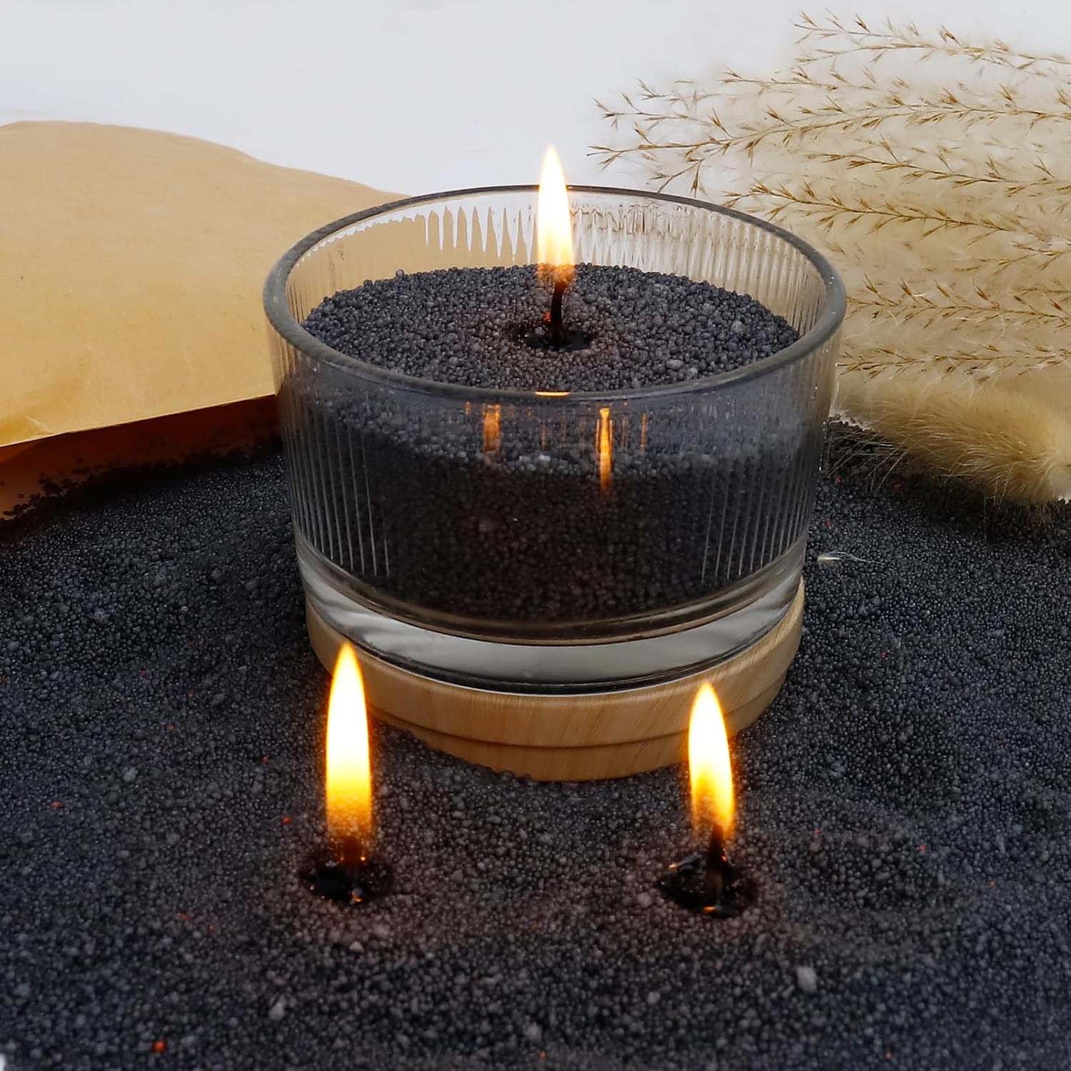 Черный восковой песок для свеч – обзор и цена Candle Making Wax